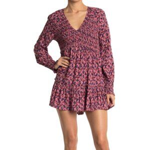 Beach Lunch Lounge Talia Ecovero Long Sleeve Babydoll Tunic Top